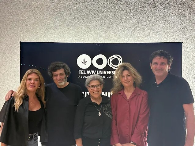 אסף שילוני , סיגלית בן חיון , פרופ דרורית נוימן , דן אריאלי , מיכל שילוני. צילום שחר שחר